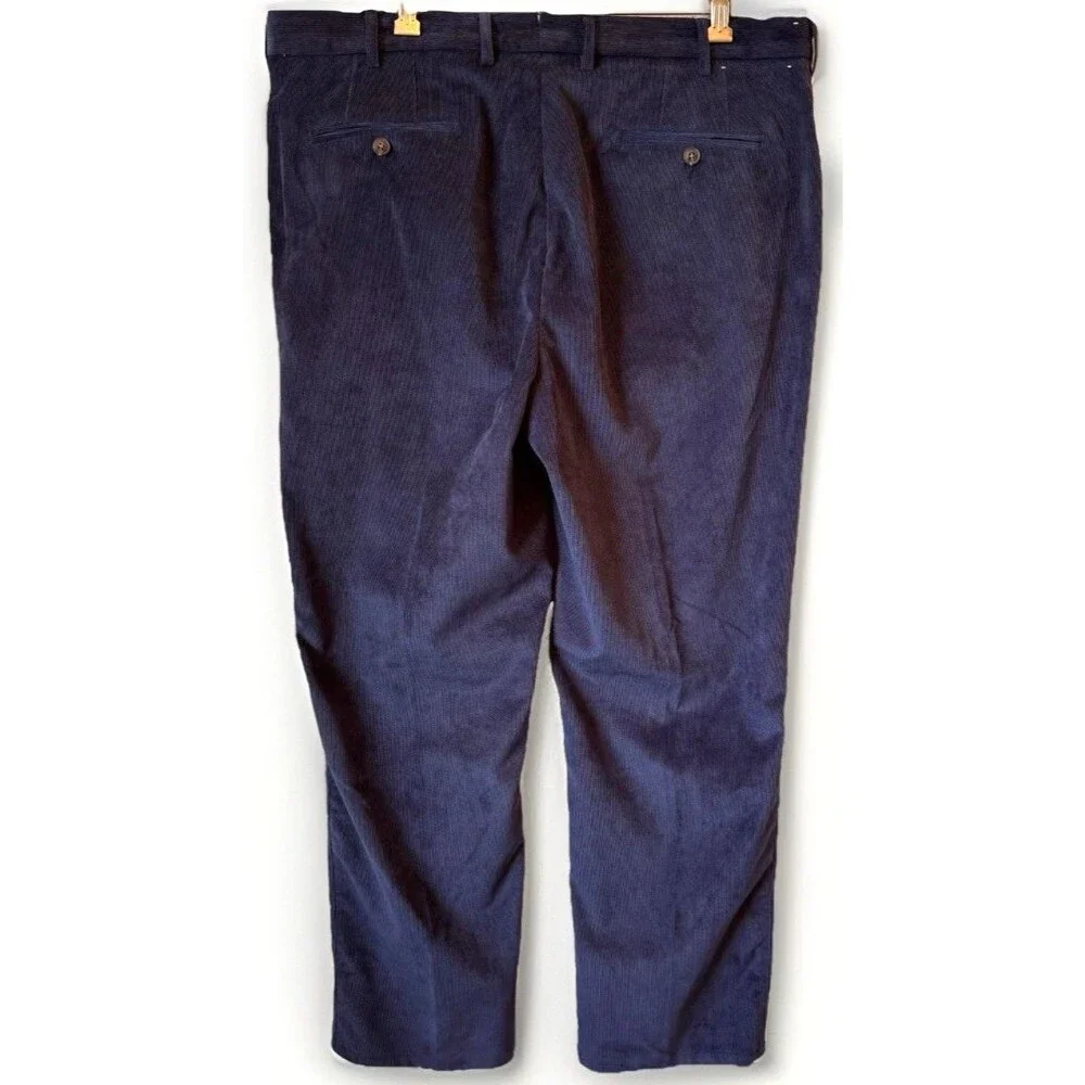 Peter Millar Golf‎ Nanoluxe Blue Corduroy Pants Mens Size 38x31 Casual Dress